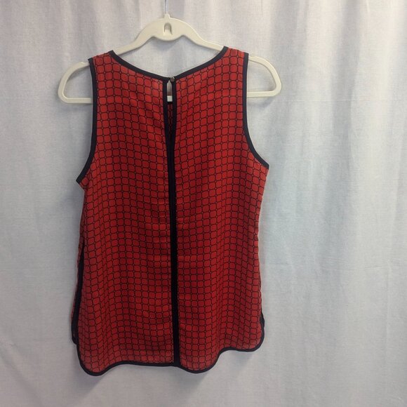 Liz Claiborne Size Small Tank in Red and Navy - Picture 5 of 11